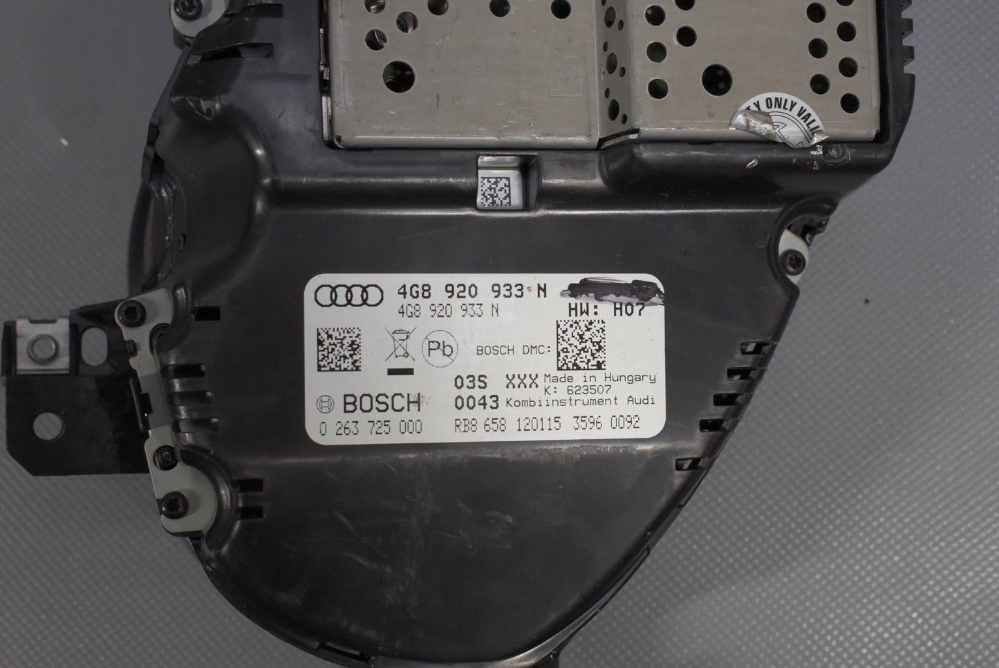 Audi A6 C7 A7 4G Kombiinstrument Tacho 4G8920933 N